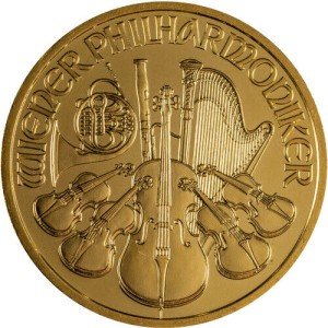 1997 1 oz Austrian Gold Philharmonic Coin