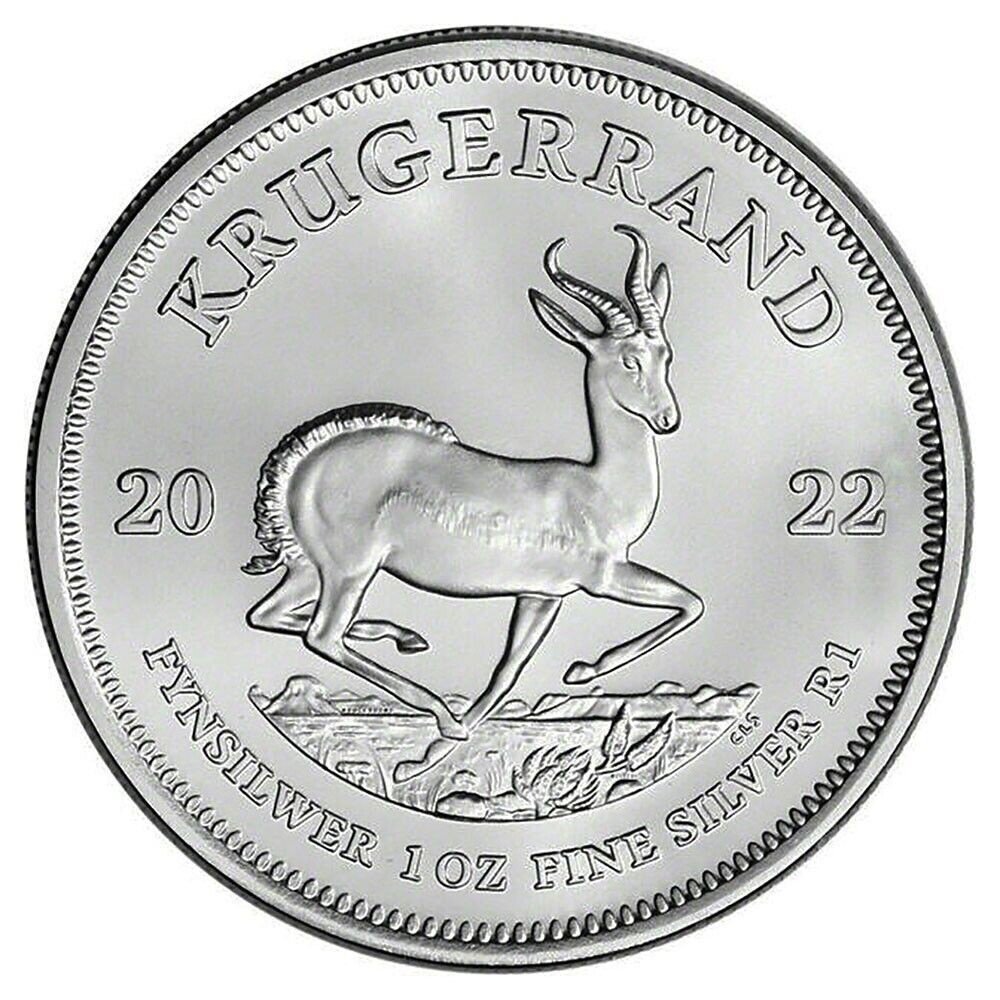 1 oz Silver Krugerrand Coin – Random Year