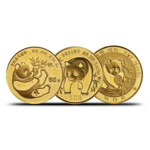 1/2 oz Chinese Gold Panda Coin - Random Year