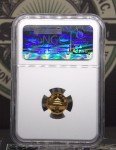 1989 China Gold Panda 1/20 oz Small Date