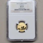 2012 China Panda 50 Yuan 1/10oz Gold Coin
