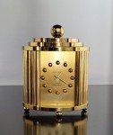1960 Andre Wyler French Bronze Amphitheater Clock