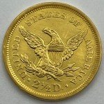 1856 Liberty Head $2.5 Gold Quarter Eagle Coin