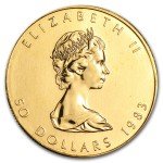 1983 Canada 1 oz Gold Maple Leaf Coin