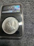 2018 South Africa Silver Krugerrand MS70 Coin