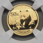 2012 China Panda 50 Yuan 1/10oz Gold Coin