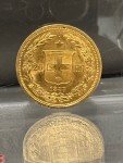 1883 Swiss Confederation Gold Helvetica Coin