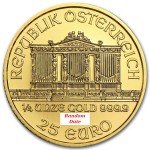 Austrian Philharmonic 1/4 oz Gold Coin