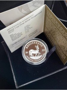 2022 South Africa Krugerrand 1 oz Silver Coin