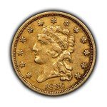 1836 Classic Head Gold Quarter Eagle Coin