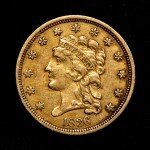 1836 Classic Head Gold Quarter Eagle Coin