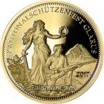 2017 Switzerland Shooting Thaler 500 Francs Gold Coin