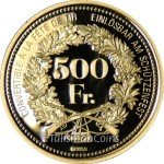 2017 Switzerland Shooting Thaler 500 Francs Gold Coin