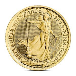 2025 1/10 oz British Britannia Gold Coin