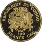80 Days Gold 100 Francs CFA Proof Coin