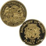 80 Days Gold 100 Francs CFA Proof Coin