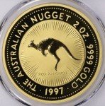 1997 Australia 2 oz Gold Red Kangaroo Coin