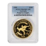 1999 Australia 2 Oz $200 Gold Kangaroo Coin