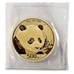 30g Chinese Gold Panda Coin - Random Year