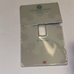 1 Gram Britannia Gold Bar in 14kt Bezel