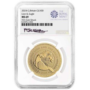 2024 U.K. £100 1-oz Gold Britannia Coin