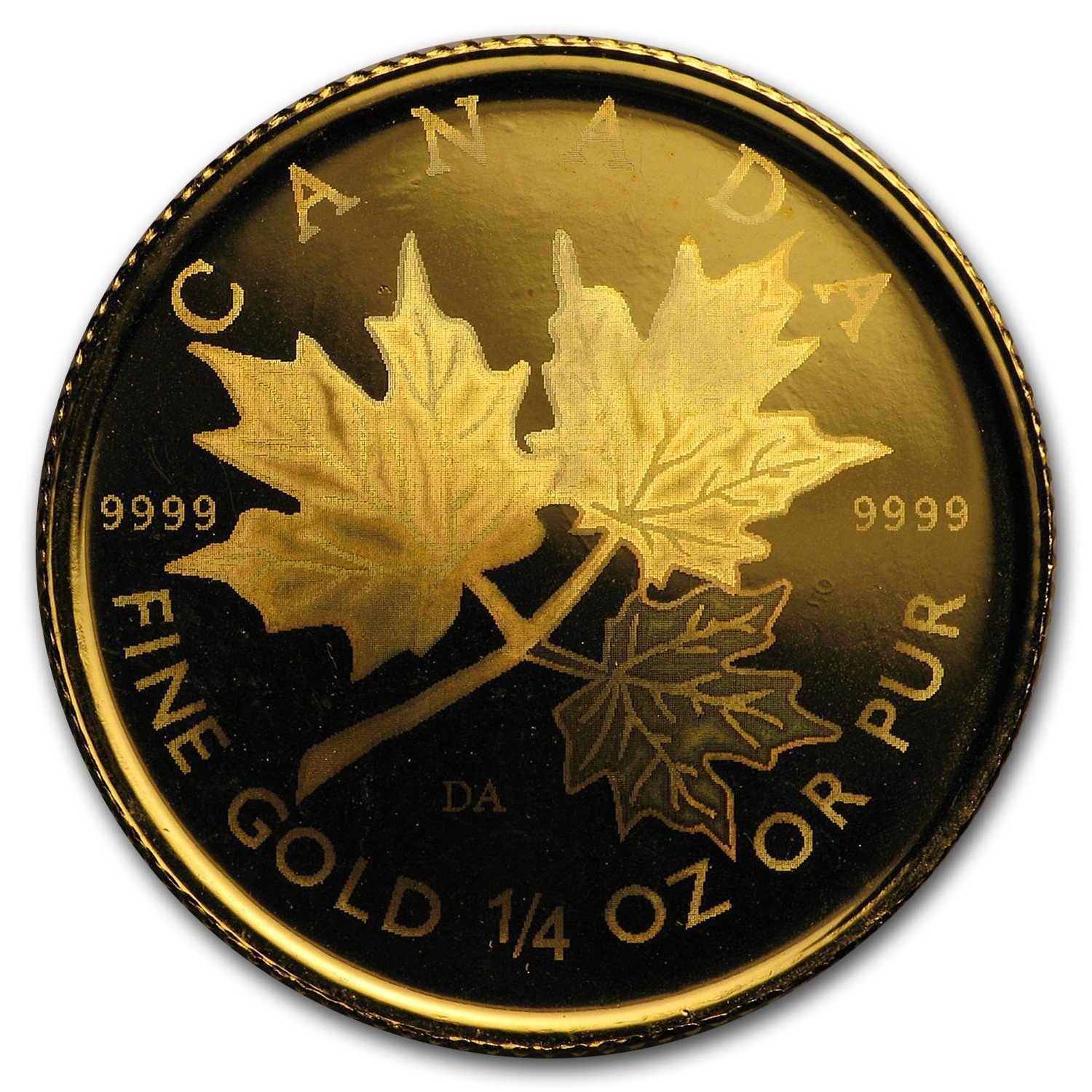 2001 Canadian 1/4 oz Gold Maple Leaf Coin