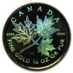 2001 Canadian 1/4 oz Gold Maple Leaf Coin