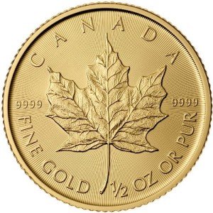 2016 1/2 oz Canadian Gold Maple Leaf Coin
