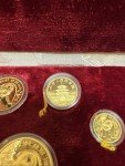 1986 Chinese Panda Gold Proof Coin Set
