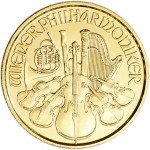 Austria Gold Philharmonic 1/25 oz Coin