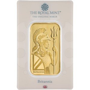 1 oz British Gold Britannia Coin with Assay