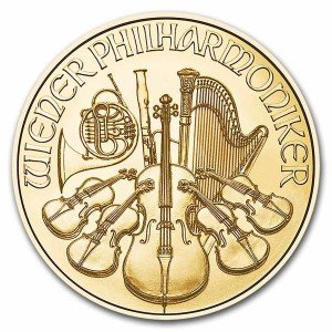 2025 Austria 1/4 oz Gold Philharmonic Coin