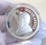 2019 Krugerrand 1 oz Silver Coin with Lion Privy