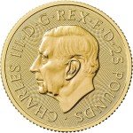 2025 Gold Britannia £25 1/4 oz Coin