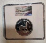 2021 South Africa 2oz Silver Krugerrand PF70 UCAM