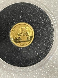 2017 Chinese Panda 1 Gram Gold Coin