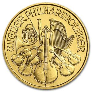 Austrian Gold Philharmonic Coin 1/10 oz