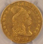 1798 $5 Draped Bust Gold Half-Eagle Coin