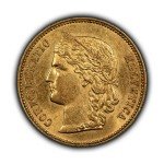 1896-B Switzerland Swiss 20 Francs Gold Coin