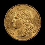 1896-B Switzerland Swiss 20 Francs Gold Coin