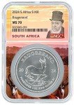 2024 South Africa 1oz Silver Krugerrand Coin