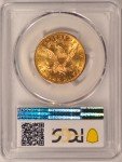 1907 $10 Gold Liberty Eagle Coin MS63