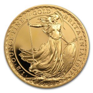 1987 Great Britain 1/2 oz Gold Britannia Coin