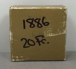 1886 Swiss Gold 20 Francs with UBS Box