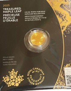 Contact Us to Buy 2025 Gold Maple Leaf Coins