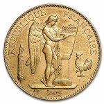1881-A France Gold 100 Franc Angel Coin