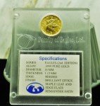 1998 Canada $5 Gold Maple Leaf Coin 1/10 oz