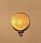 1899 Swiss Helvetia 20 Francs Gold Coin Set