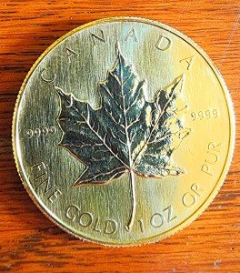 1983 $50 Canadian Maple Leaf Gold Coin 1 oz