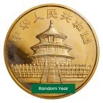1 oz Gold Panda Coin - Random Year
